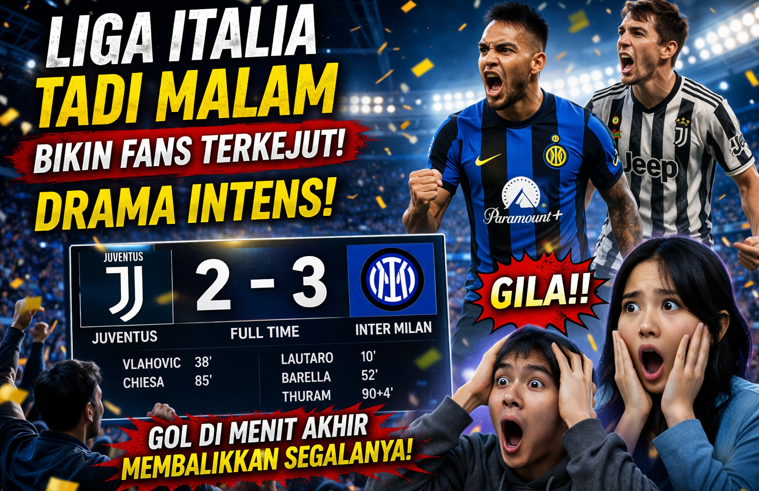 Liga Italia Tadi Malam