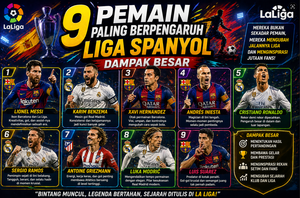9 Pemain Paling Berpengaruh