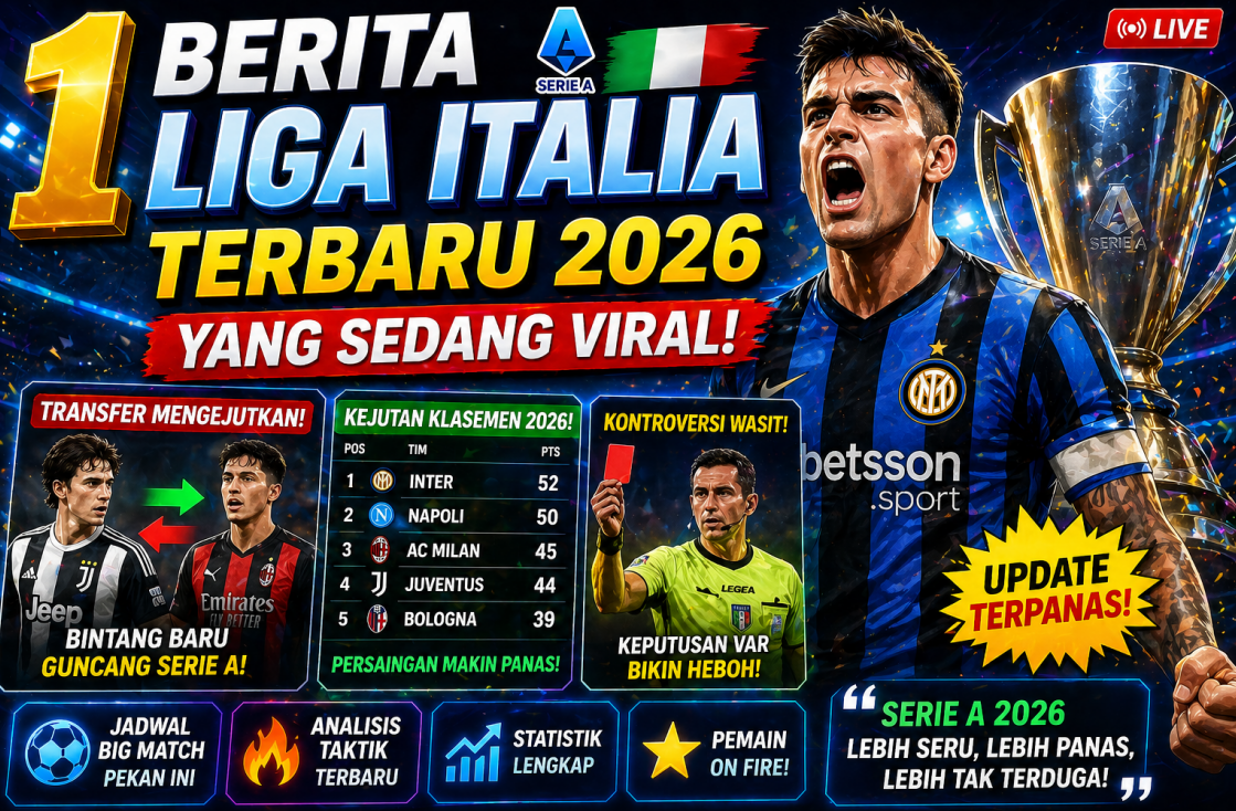 1 Berita Liga Italia Terbaru 2026