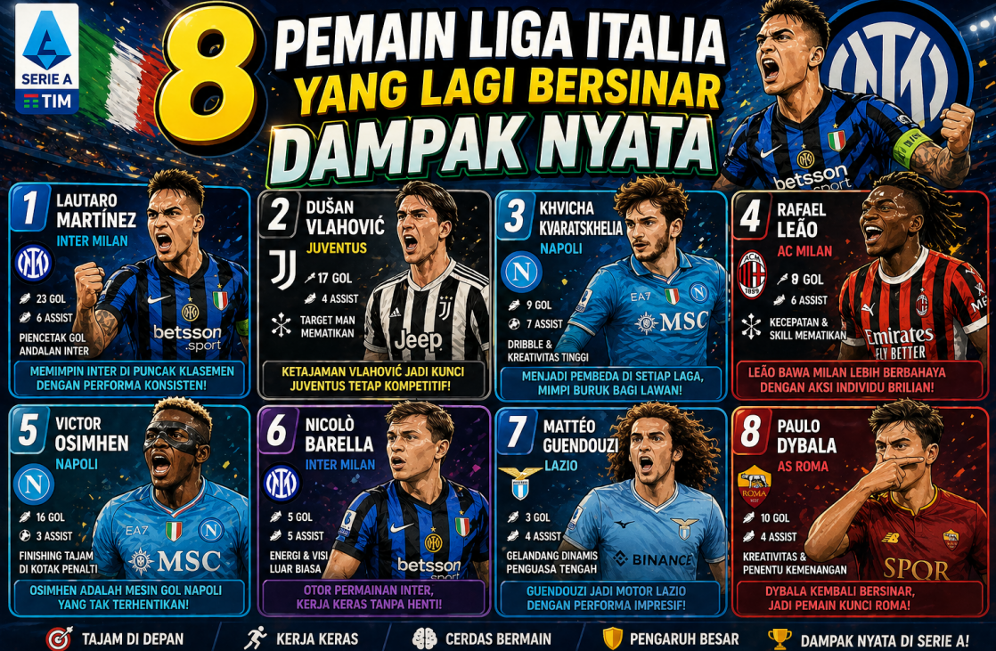 8 Pemain Liga Italia