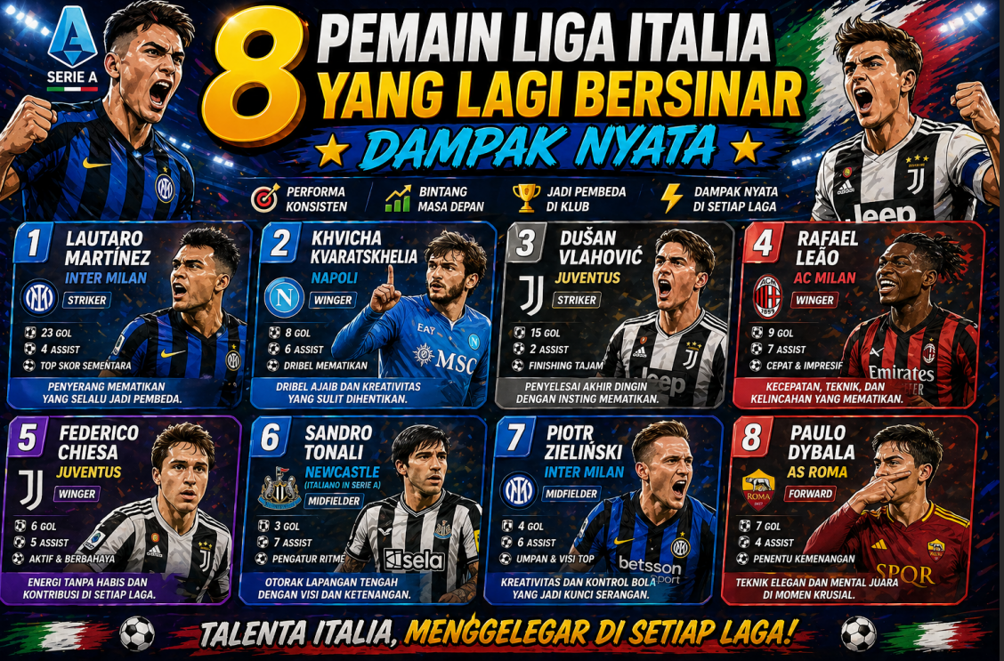 8 Pemain Liga Italia