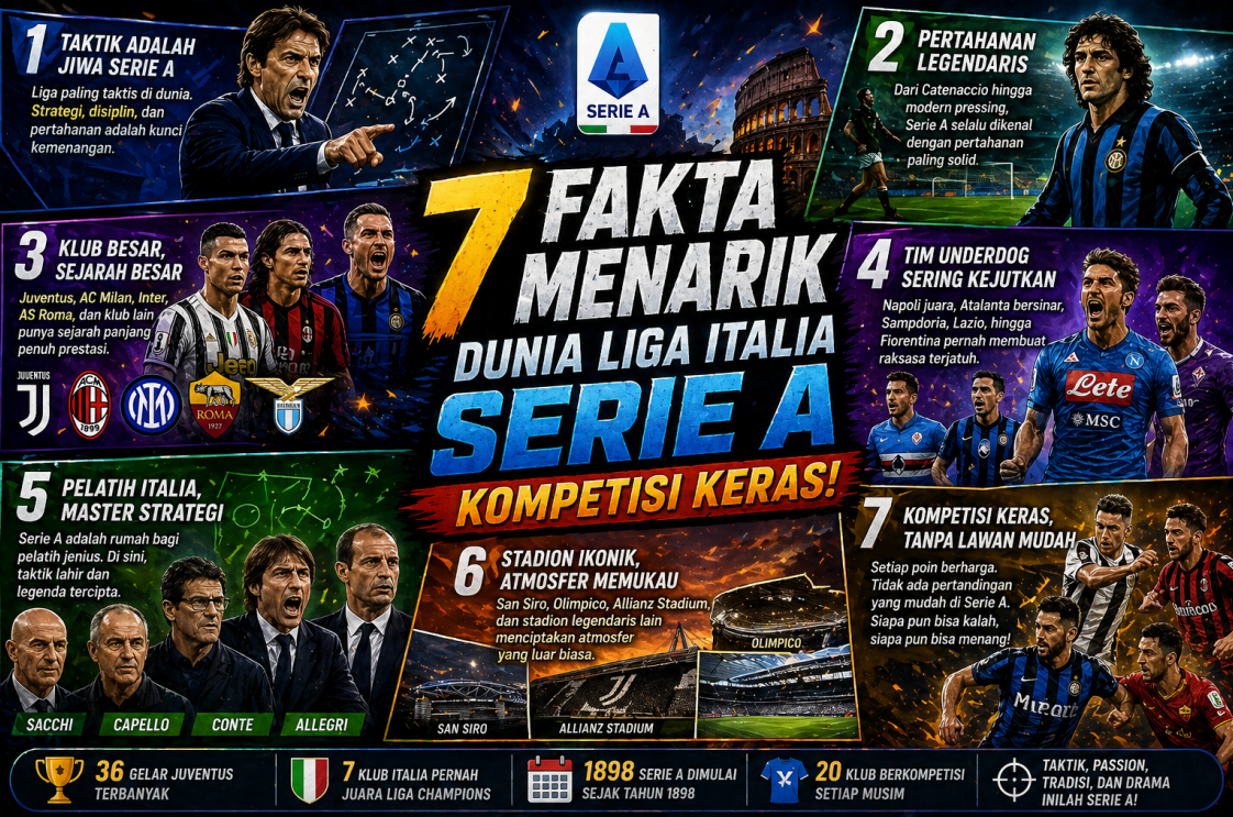7 Fakta Menarik Dunia Liga Italia