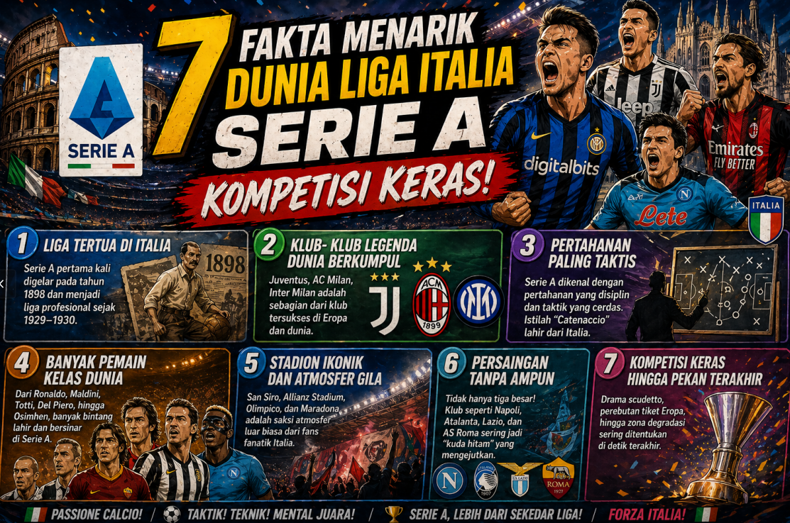 7 Fakta Menarik Dunia Liga Italia