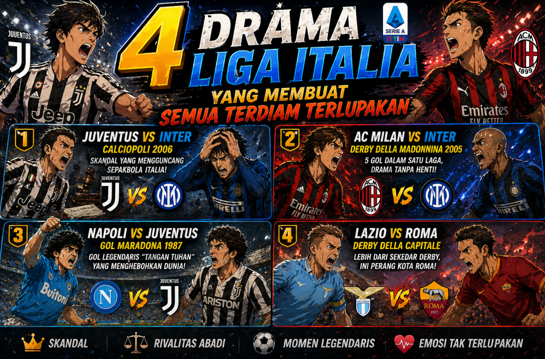4 Drama Liga Italia yang Membuat