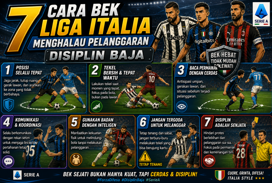 7 Cara Bek Liga Italia