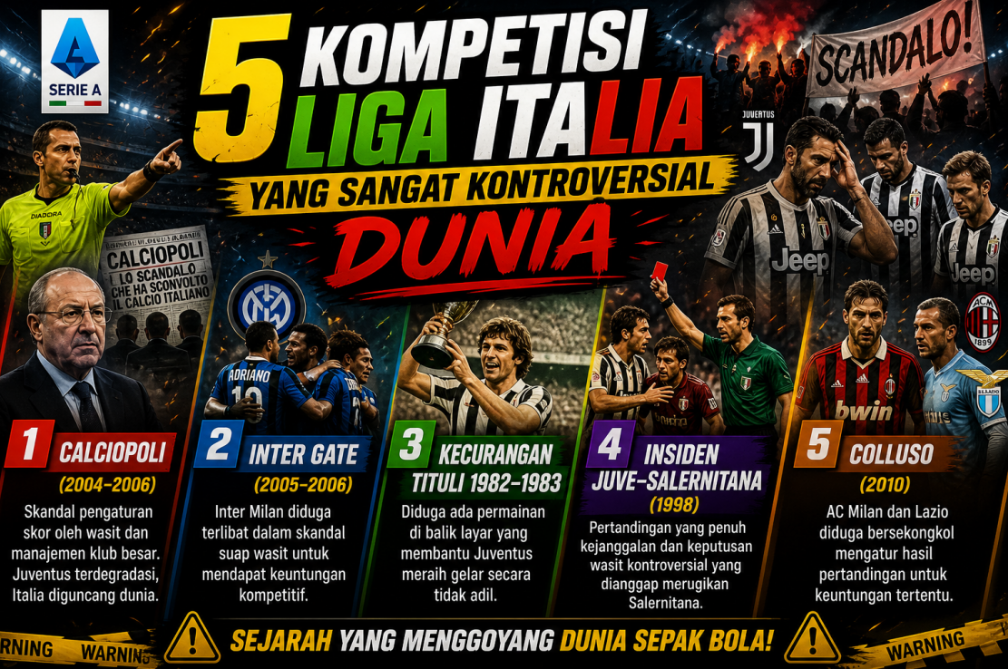 5 Kompetisi Liga Italia