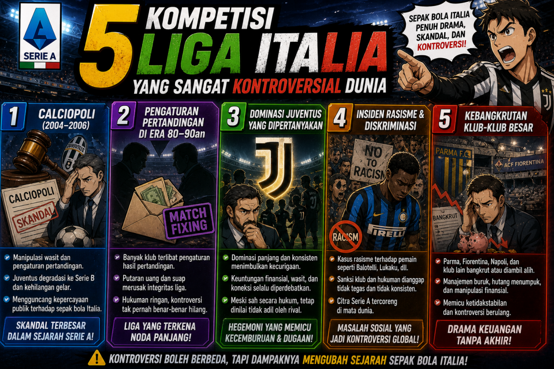5 Kompetisi Liga Italia