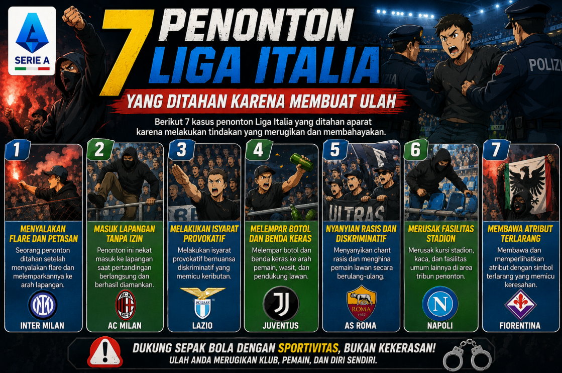 7 Penonton Liga Italia