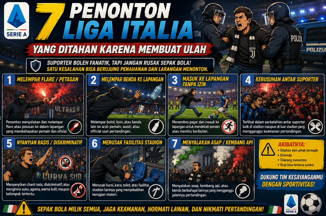 7 Penonton Liga Italia