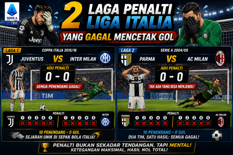 2 Laga Penalti Liga Italia