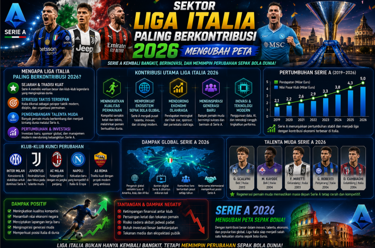 Sektor Liga Italia Paling Berkontribusi