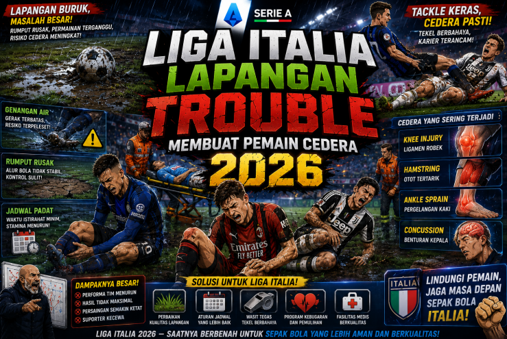 Liga Italia Lapangan Trouble