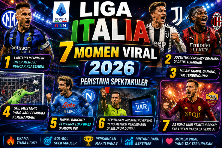 Liga Italia 7 Momen Viral