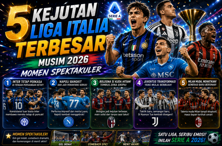 5 Kejutan Liga Italia