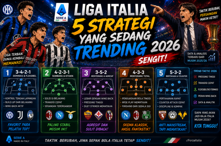 Liga Italia 5 Strategi