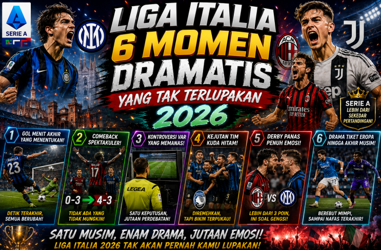 Liga Italia 6 Momen Dramatis