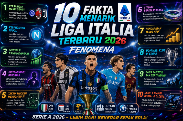 10 Fakta Menarik Liga Italia