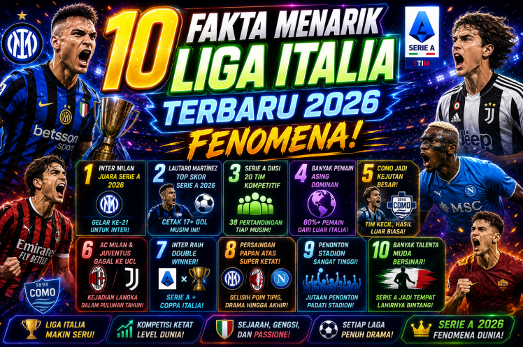 10 Fakta Menarik Liga Italia
