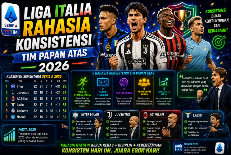 Liga Italia Rahasia Konsistensi