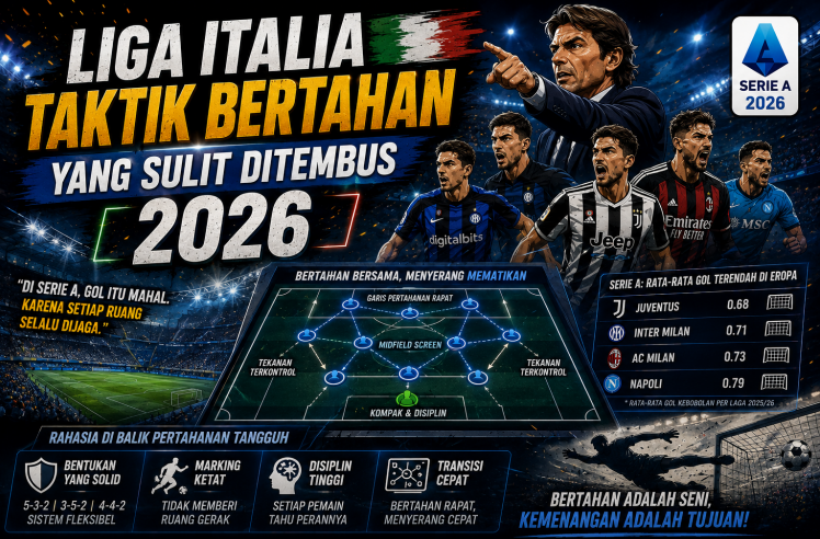 Liga Italia Taktik Bertahan