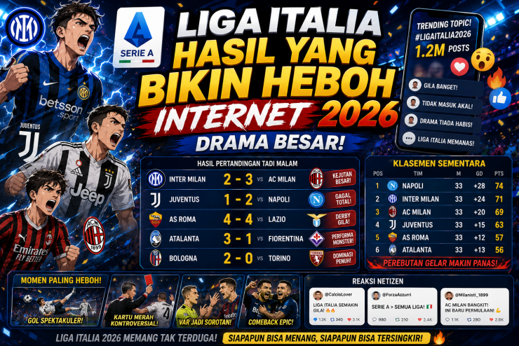 Liga Italia Hasil yang Bikin