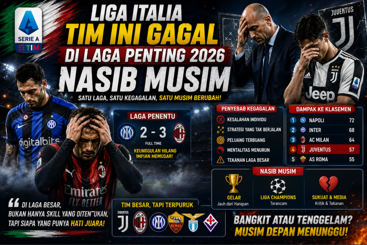 Liga Italia Tim Ini Gagal
