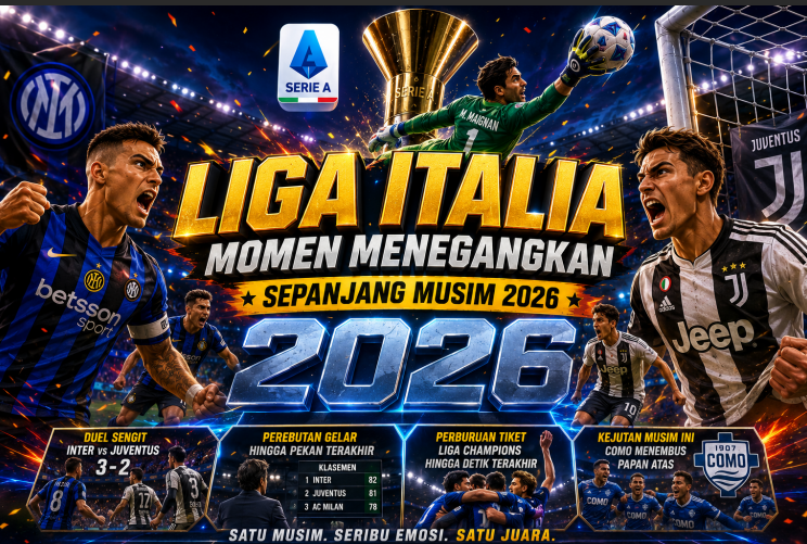 Liga Italia Momen Menegangkan
