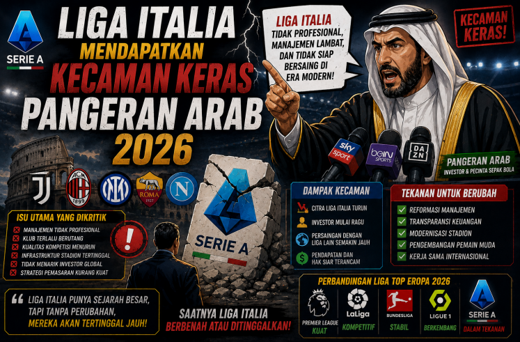 Liga Italia Mendapatkan Kecaman