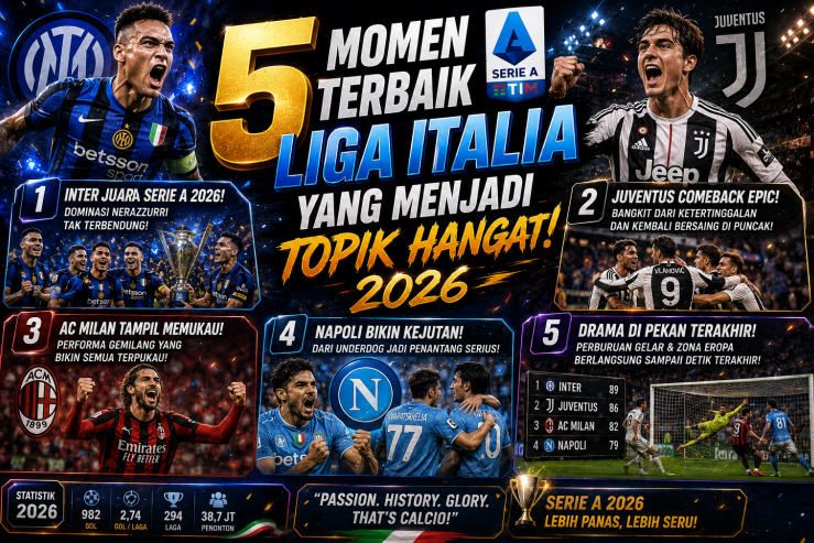5 Momen Terbaik Liga Italia