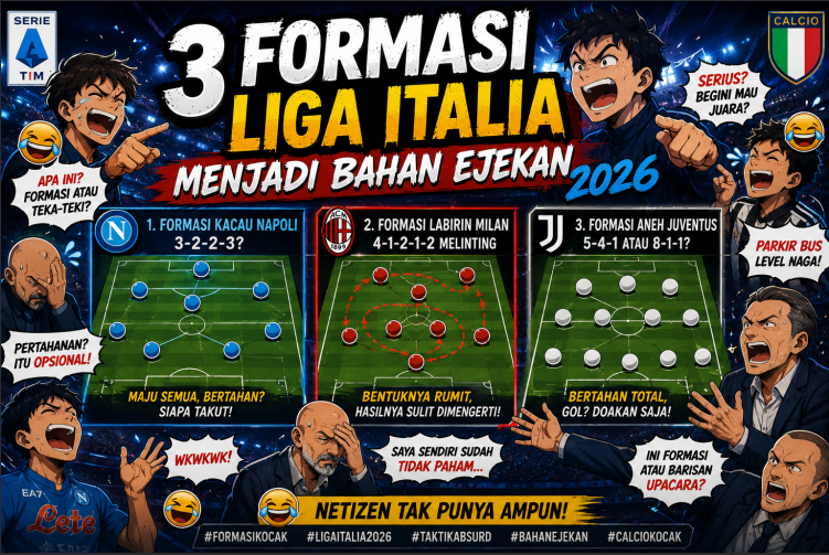 3 Formasi Liga Italia