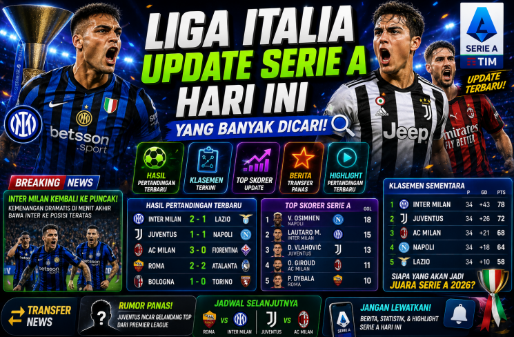 Liga Italia Update Serie A