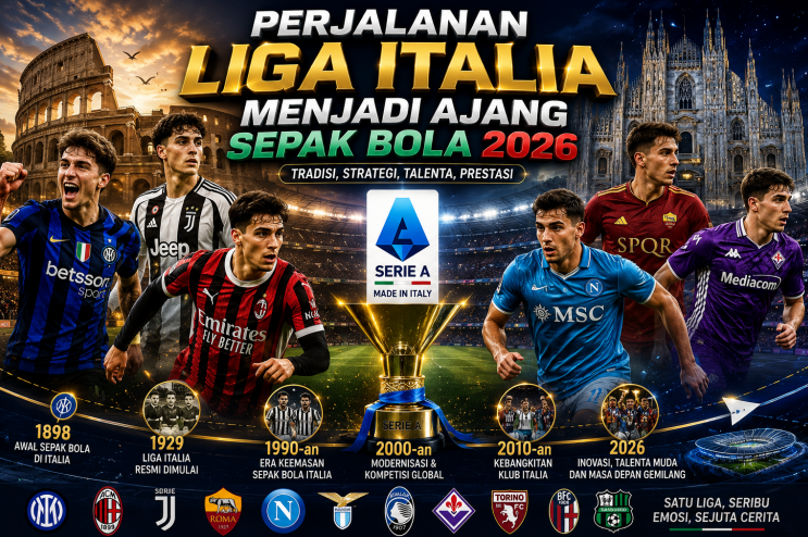 Perjalanan Liga Italia Menjadi
