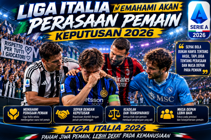 Liga Italia Memahami Akan Perasaan