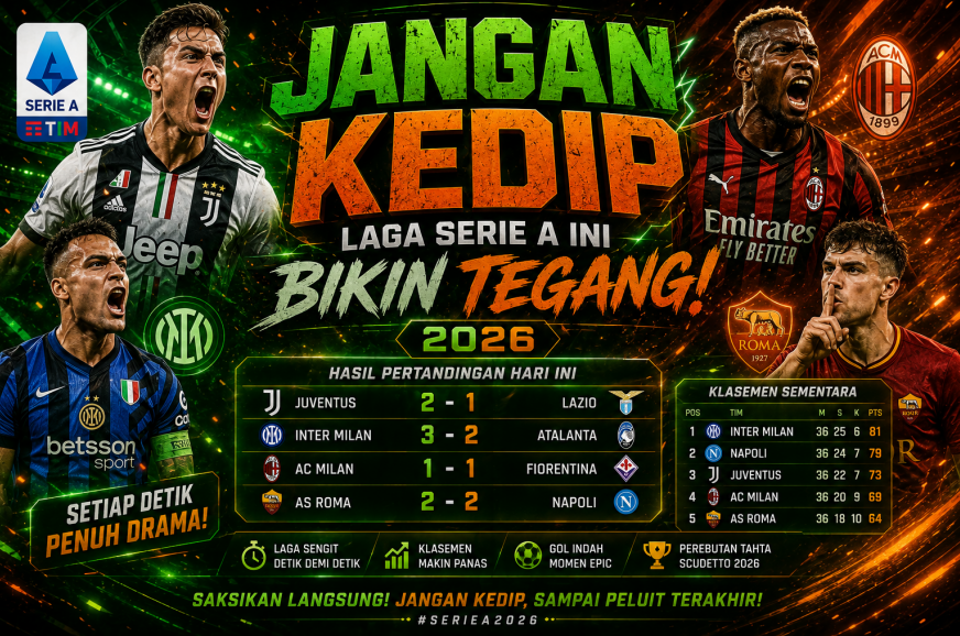 Jangan Kedip Laga Serie A
