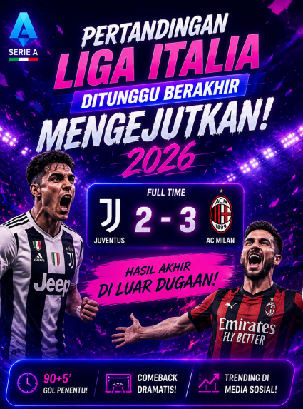 Pertandingan Liga Italia Ditunggu